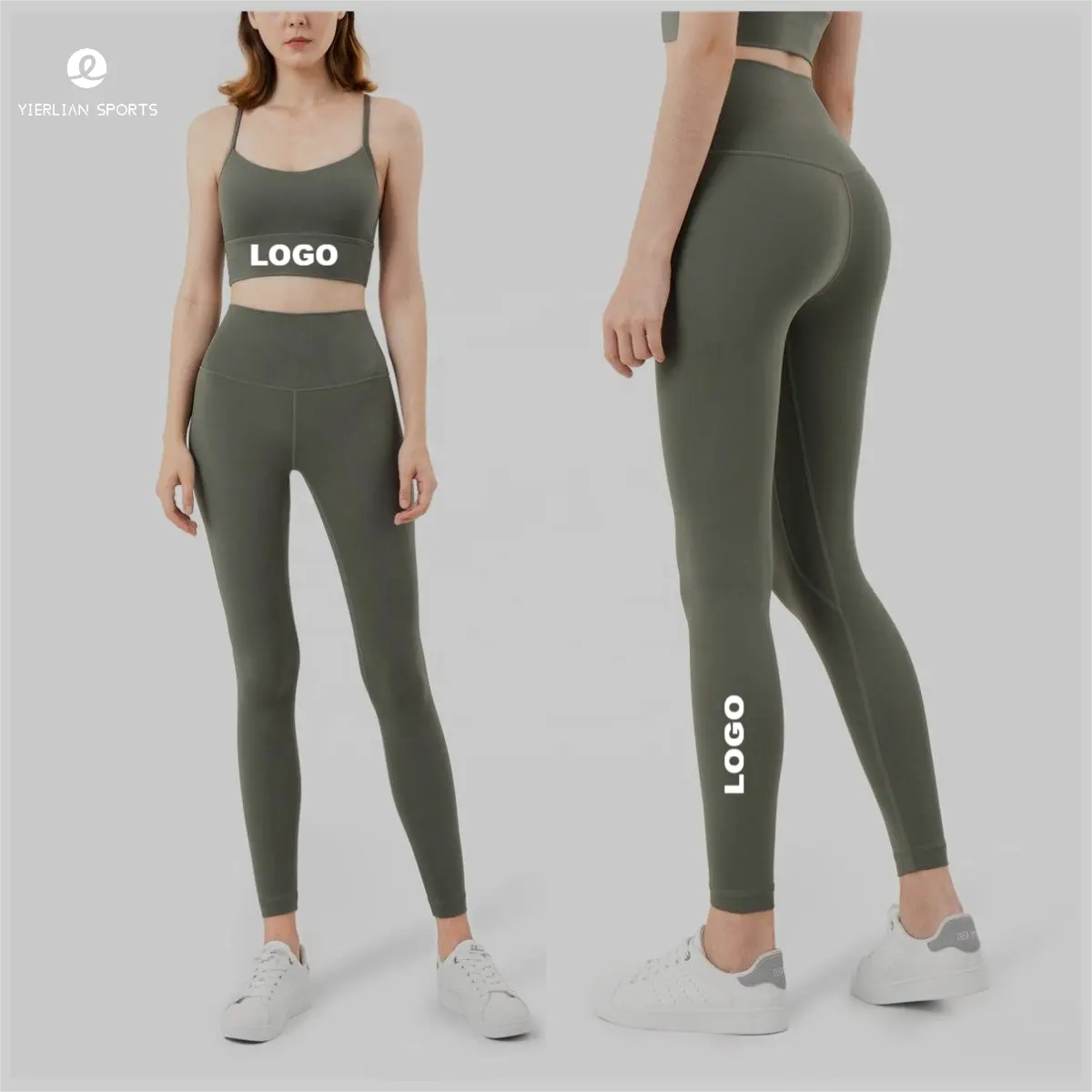 Vrouwen Naakte Gevoel Snel Droog Ademend Zachte Nylon 25 Inches 7/8 Hoge Taille Booty Butt Lift Workout Yoga Broek leggings