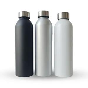 Wholesale Customized Promotional Bottle Aluminum Sport Water Bottle Aluminum Water Bottle With Lid Sublimation