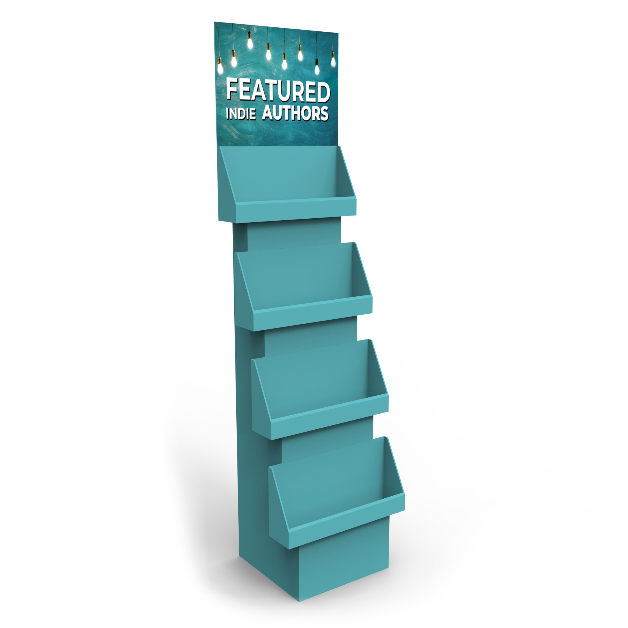 Customized Milani Cosmetic Display Rack Cardboard Nail Polish Display Stand for Cosmetic Shop — view 2