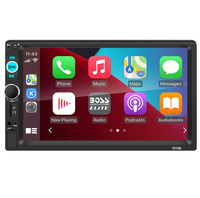 Autoradio double DIN 7 pouces, lecteur MP5 Android 7 pouces pour voiture, écran tactile 2 DIN, Bluetooth, USB, FM, AUX, SD 7010B