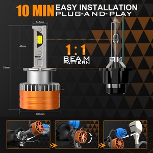 Super Bright 6000K D1S D2S D3S D4S D5S D8S 55W LED Bulb for Auto Car - Product Image 2