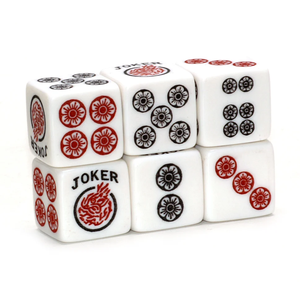 Couleur unie Mahjong dés personnalisé acrylique Mahjong fabricant qualité Mah Jongg Bettor ensemble de dés assortis - Product Image 6