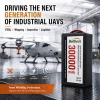 Batterie semi-solide Battivus 210Wh/kg 12S 52.2V 22Ah 10C haute puissance Li-polymère Lipo pour drone agricole industriel UAV