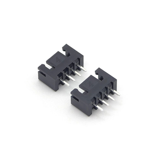 Connecteur de broche XH2.5 WAFER avec boucle, DIP à 180 degrés, noir, 1*4P - Product Image 1