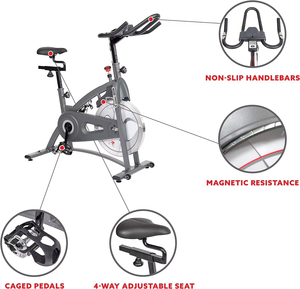 Vélo de spinning magnétique <span class=keywords><strong>K</strong></span>-FIT GSP9120, vente chaude, vélo à transmission par courroie, portable, fitness à domicile, logo personnalisé pour usage professionnel - Product Image 2