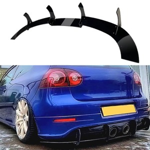 ชุดแต่งกันชนหลังสำหรับรถยนต์ VW Golf MK5 R32 พร้อมสปอยเลอร์กันชนหลัง สปลิตเตอร์ลิปสปอยเลอร์ ป้องกันกันชนหลัง อุปกรณ์ตกแต่งรถยนต์ - Product Image 2