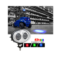 Feu de sécurité à LED haute luminosité pour chariot élévateur d'entrepôt Rouge Bleu Vert en 1 lumière