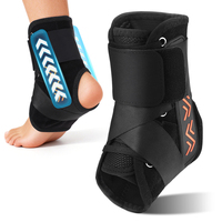 Attelle de cheville de sport en néoprène réglable pour le basketball, manchon de protection de sécurité pour le sport, enveloppements de pied, soutien de la cheville