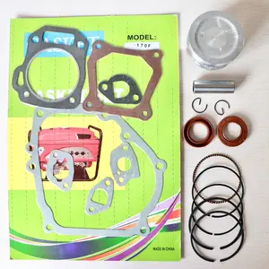 Kit de reconstrucción de sello de aceite de junta de anillos de pistón Aoda de 70mm para piezas de reparación de motor recortador de generador de gasolina GX220 170F