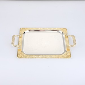 <b>Gold</b> Rectangle Decorative Eco-Friendly Dishwasher Safe Modern <b>Serving</b> <b>Trays</b> - Product Image 4