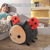 Jouets en peluche avec logo personnalisé, mascottes de marque personnalisées OEM/ODM, animaux en peluche doux, cadeaux d'anniversaire pour enfants.