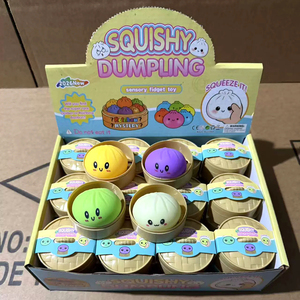 Boîte Mystère de Jouets Sensoriels <span class=keywords><strong>Anti</strong></span>-<span class=keywords><strong>Stress</strong></span> : Pâtons Moelleux Scintillants en Forme de Boulettes de Pâte Cuite à la Vapeur, Balles <span class=keywords><strong>Anti</strong></span>-<span class=keywords><strong>Stress</strong></span> Colorées, Jouets à Presser - Product Image 6