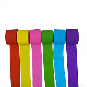 Guirlandes en papier crépon biodégradable polyvalentes pour les centres de table de mariage, d'anniversaire, de Noël et les accents décoratifs pour la maison - Product Image 4