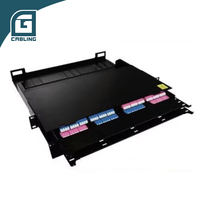 Gcabling ODF 6 8 24 48 144 ports, cadre de distribution optique en fibre, panneau de brassage à montage en rack, équipement de fibre optique sur rail DIN ODF