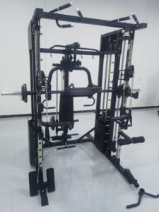 Meilleures ventes : Ensemble de gym fonctionnel à domicile avec rack à squats et machine Smith multifonction de bonne qualité - Product Image 2