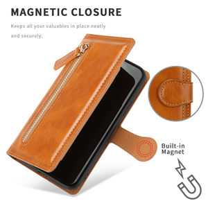 Fundas de Teléfono de Lujo LeYi 2026 con Cierre Magnético, Cartera Multiusos para Billetes y Tarjetas, Funda para Teléfono de Uso Diario para <span class=keywords><strong>iPhone</strong></span> X/XS - Product Image 5