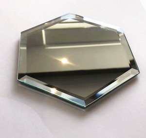 Ensemble de miroirs d'angle sûrs à bord plat miroir doré mural <span class=keywords><strong>argent</strong></span>é - Product Image 1