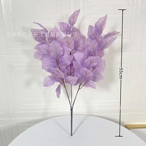 Artificial Rose And Grape Leaves Bouquet MGY 01 <b>Silk</b> <b>Flower</b> High Simulation Wedding Home Decor - Product Image 4