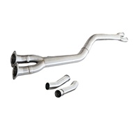 MPER pour BMW X3M F97 X4M F98 – Tube central unique 3,5 pouces en acier inoxydable T304 – Pièce de performance à son agressif – Fixation par boulons