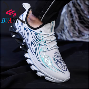 รองเท้ากีฬาแบรนด์ดังจากโรงงานจีน รองเท้าผ้าใบแฟชั่นลำลองสำหรับผู้ชาย - Product Image 2