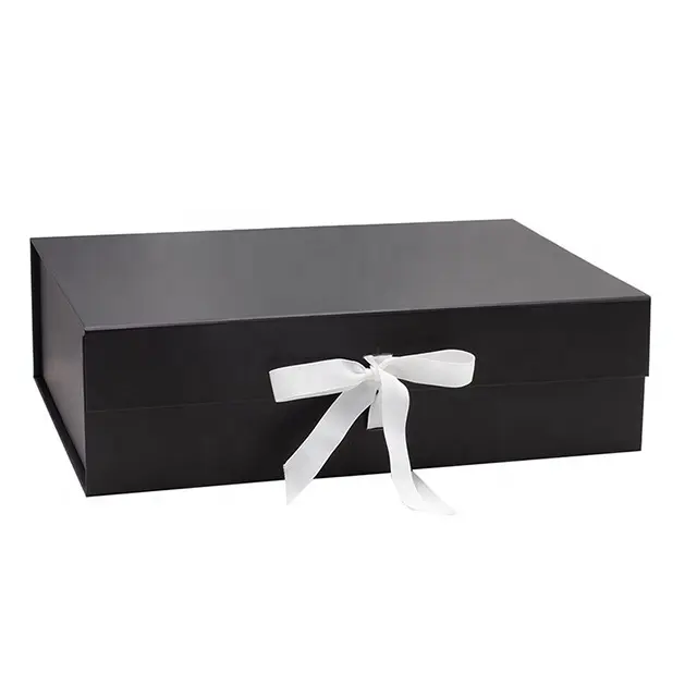निर्माण कस्टम मुद्रित काले उपहार सेट चुंबकीय बंद गत्ता पैकेजिंग बॉक्स क्रिसमस पैकेजिंग उपहार बॉक्स