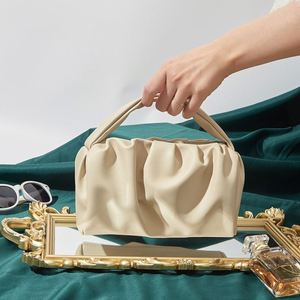 Bolso de Mano de Moda para Mujer, Bolsa de Cosméticos de Nailon PU Plisado, Fábrica BSCI - Product Image 5