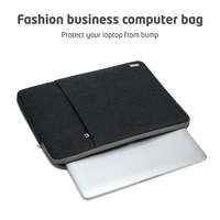 Kit de protection pour ordinateur portable 13-14 pouces MacBook Air/Pro, étui en polyester résistant à l'eau avec fermeture éclair, sacs d'accessoires