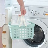 Panier de rangement portable en plastique ajouré, organisateur de linge à main pour salle de bain, chambre, cuisine, et rangement de vêtements et articles divers