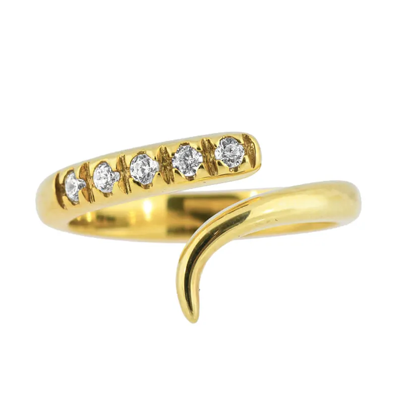 Mücevher tıknaz güzel takı altın kaplama ebedi açacağı elmas salıncak halkası