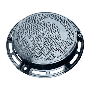 고품질 연성 주철 맨홀 뚜껑, 시립용 내구성 원형 수로 덮개, 도로 안전용 우물 뚜껑 - Product Image 2