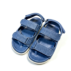Sandalias de Marca en Oferta para Mujer, Sandalias de Lona Vaquera, Sandalias Planas de Diseño a la Moda, Venta al por Mayor - Product Image 1