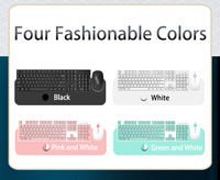 Clavier et souris sans fil Keywin GK600 2.4G pour bureau, combo 104 touches, bouton 3D, piles sèches, OEM ODM personnalisable