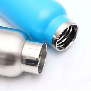 Outdoor Double Wall Stainless Steel Vacuum Insulated <b>Cup</b> American Style Large Mouth Cycling Sports Water Bottle Large Capacity - Product Image 3