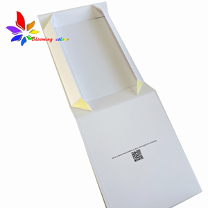Caja <span class=keywords><strong>de</strong></span> cartón elegante personalizada del fabricante, embalaje <span class=keywords><strong>de</strong></span> papel <span class=keywords><strong>de</strong></span> ropa <span class=keywords><strong>de</strong></span> envío blanco con caja <span class=keywords><strong>de</strong></span> regalo única <span class=keywords><strong>de</strong></span> <span class=keywords><strong>piedra</strong></span> magnética - Product Image 4
