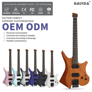 Guitarra Eléctrica GALYDA de 6 Cuerdas con Pastillas H-H, Cuerpo de Caoba, Mástil de Arce y Diapasón de Palisandro para Uso Profesional - Product Image 1