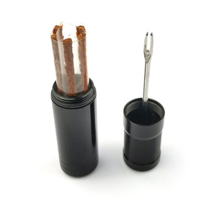 Kit de réparation de pneus, outil de réparation de pneus en acier inoxydable pour l'entretien et la réparation des pneus sans chambre à air de vélo - Product Image 3