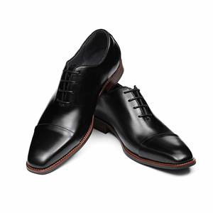 Fábricas Chinas Suministran Zapatos de Hombre Hechos a Medida para Fiestas Casuales y Bodas, Color Negro - Product Image 1