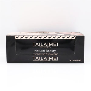 P045 Fondotinta in Polvere Compatta Personalizzabile con Logo, Sbiancante, Minimizzatore di Pori, Impermeabile, Controllo dell'Oleosità, Idratante, Correttore a Lunga Durata - Product Image 2