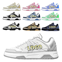 Chaussures décontractées de luxe personnalisées par des designers, styles rétro tendance de haute qualité avec divers logos
