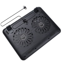 Momi Ventilateur de refroidissement réglable pour ordinateur portable Support de base d'ordinateur pratique de bureau Support de ventilateur d'extraction de refroidissement en gros d'usine