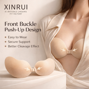 XINRUI <span class=keywords><strong>Soutien</strong></span>-<span class=keywords><strong>gorge</strong></span> adhésif invisible sexy pour femme, push-up sans bretelles ni dos, en éponge - Product Image 6
