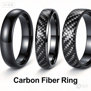 Anillos de Fibra de Carbono Tejidos a Medida - Product Image 4