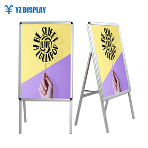 Лидер продаж, алюминиевая пластиковая Портативная подставка для плаката, рекламная подставка для наружной рекламы - Product Image 2