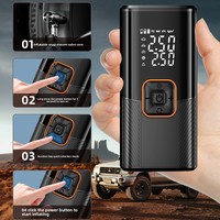 Portable Wireless 120W High Pressure Electric Tire Inflator Digital Car Air Compressor with 150psi ABS Material