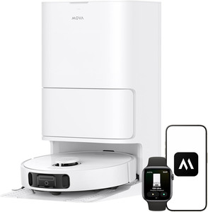 Pour aspirateur robot Mova E30 Ultra avec fonction serpillière, vidage automatique et nettoyage automatique de la serpillière, 7000 Pa - Product Image 1