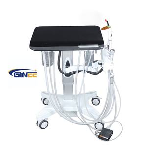 Ginee attrezzatura dentale medica Mobile del carrello dell'<span class=keywords><strong>unit</strong></span>à dentale portatile con il sistema di aspirazione - Product Image 2