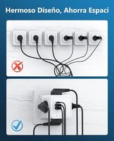 Prise de courant cubique européenne 2 USB-A 1 prise d'extension type-c prise murale moderne 16A interrupteur industriel avec dbs double indaicator lumière
