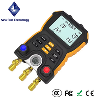 Nouveau manomètre numérique HTI HT-750 pour réfrigérant R134a, testeur de pression et de vide pour système de réfrigération