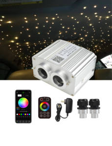Car Roof Starry Sky LED Lighting Engine 16W 12V, Dual-Port Touch Control, Flashing Effect <b>Ceiling</b> Interior <b>Light</b> - Product Image 3