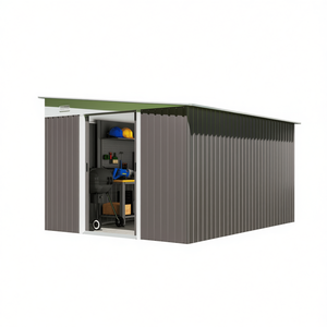 Caseta de Almacenamiento para Jardín de 8x10 Pies, Práctica Casa de Herramientas para Espacios Exteriores - Product Image 1